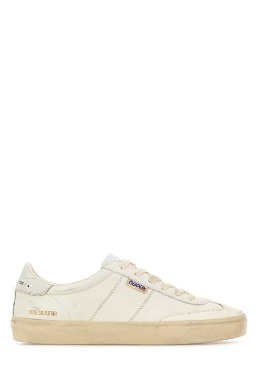 Белые кожаные кроссовки Soul Star от GOLDEN GOOSE DELUXE BRAND (GWF00464F005049)