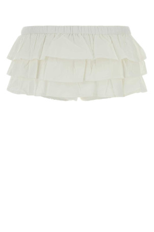 White cotton Jardin pant-skirt White GIMAGUAS (JARDINSHORTS)