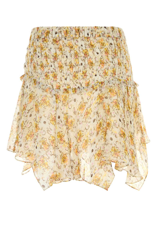 Юбка из вискозы с принтом Fiala от ISABEL MARANT ETOILE (JU0541FAD3J01E)