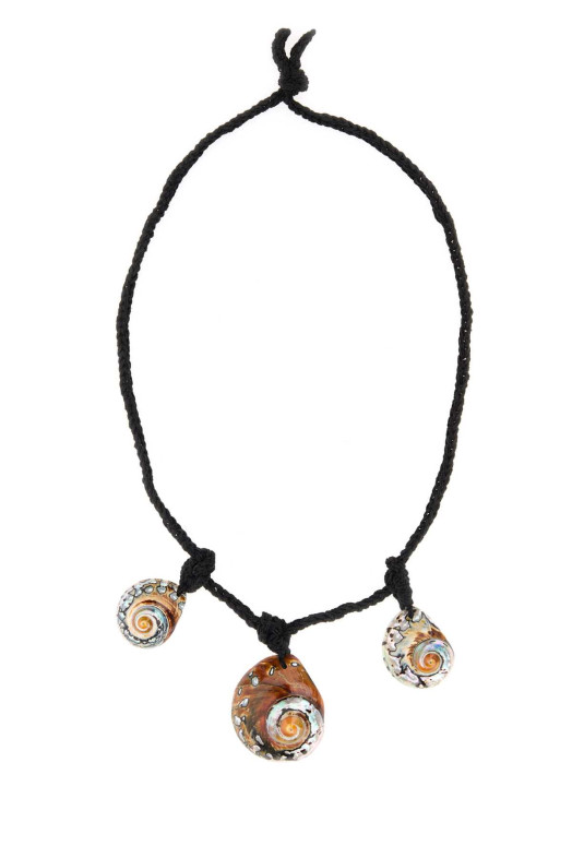 Black fabric The Sound of the Sea necklace ALANUI (LWOB012R26MAT00110OF)