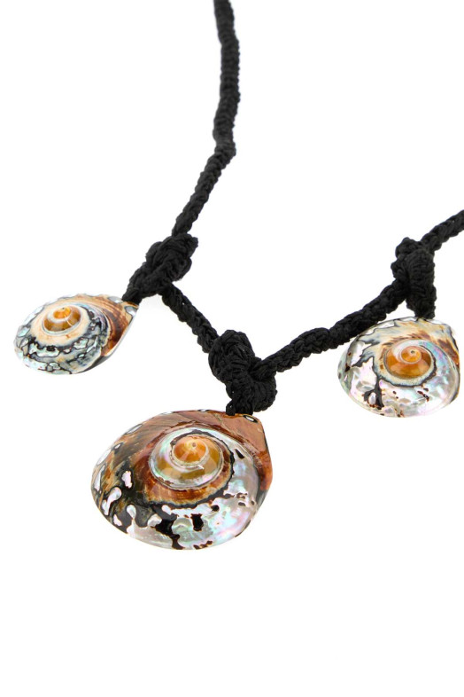 Black fabric The Sound of the Sea necklace ALANUI (LWOB012R26MAT00110OF)