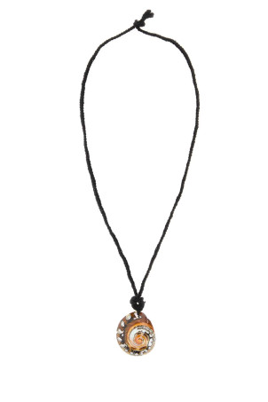 Black fabric The Sound of the Sea necklace ALANUI (LWOB015R26MAT00110OF)