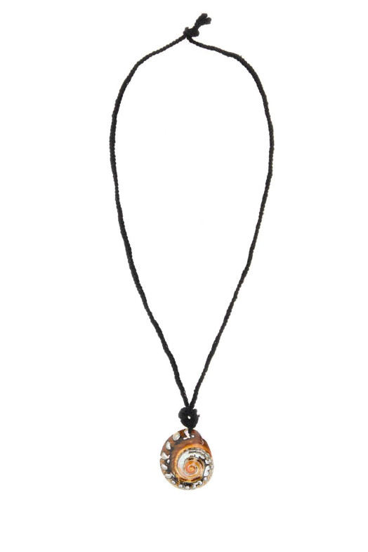 Black fabric The Sound of the Sea necklace ALANUI (LWOB015R26MAT00110OF)