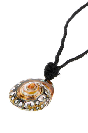 Black fabric The Sound of the Sea necklace ALANUI (LWOB015R26MAT00110OF)