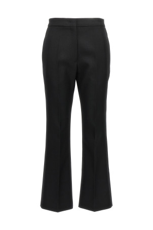 Брюки из шерсти с складками Черный JIL SANDER (J04KA0006J40001001) Брюки из шерсти с складками Черный JIL SANDER (J04KA0006J40001001)