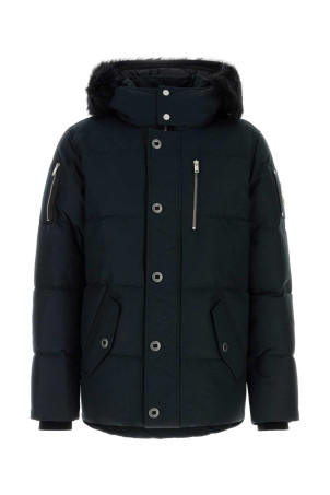 Midnight blue cotton blend down jacket MOOSE KNUCKLES (M35MJ128S)