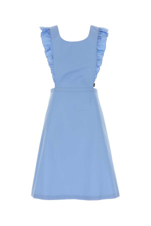 Light blue poplin dress MIU MIU (MF6301SOOO19SE)