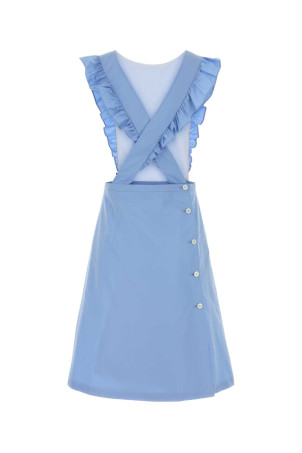 Light blue poplin dress MIU MIU (MF6301SOOO19SE)