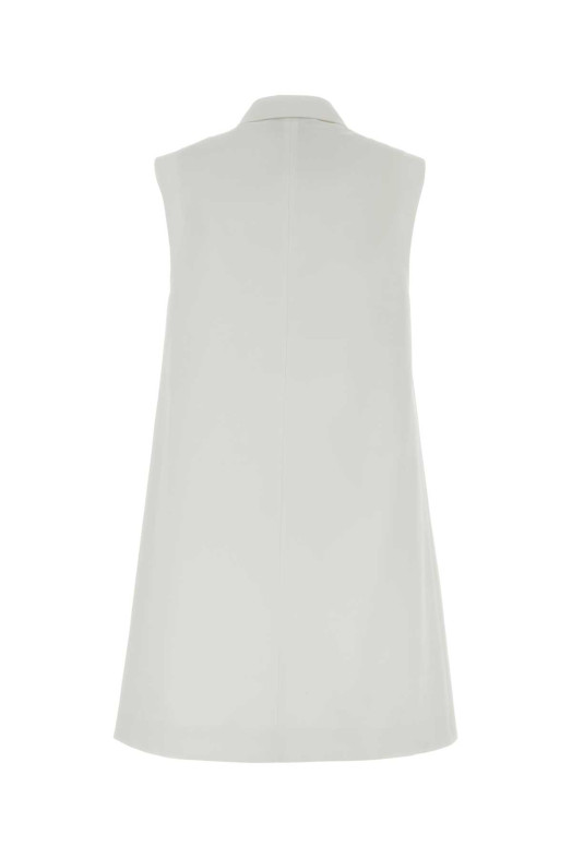 White twill polo dress Black PRADA (P3T14SOOO10YP)