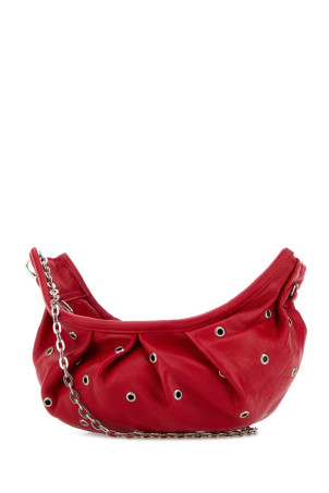 Red leather Pulsera crossbody bag Red GIMAGUAS (PULSERABAGSTUDS)
