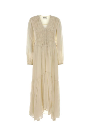 Cream muslin Briane dress ISABEL MARANT ETOILE (RO0798FBD1J08E)