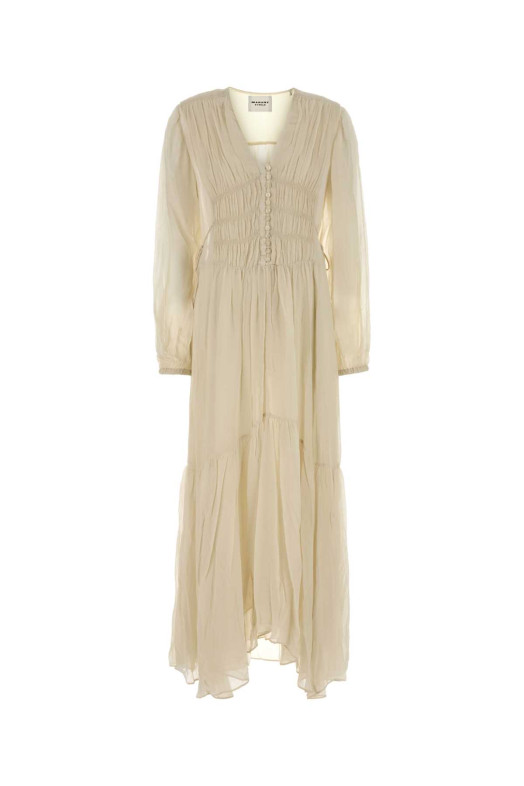 Cream muslin Briane dress ISABEL MARANT ETOILE (RO0798FBD1J08E)
