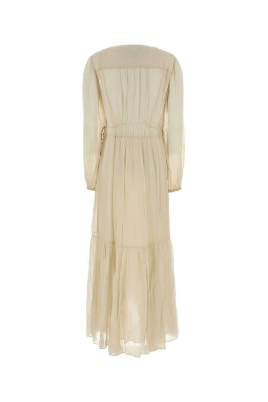 Cream muslin Briane dress ISABEL MARANT ETOILE (RO0798FBD1J08E)