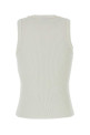White viscose blend tank top White LOEWE (S359Y55K51)