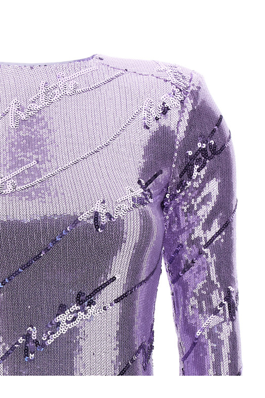 Міні-сукня з паєтками Purple ROTATE BIRGER CHRISTENSEN (1114502846163823) Міні-сукня з паєтками Purple ROTATE BIRGER CHRISTENSEN (1114502846163823)