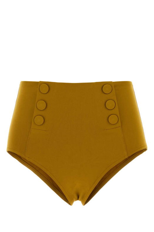 Mustard stretch nylon Flaneuse bikini bottom ERES (042605)