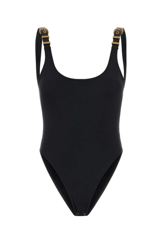 Black stretch nylon bodysuit VERSACE (10259851A18657)