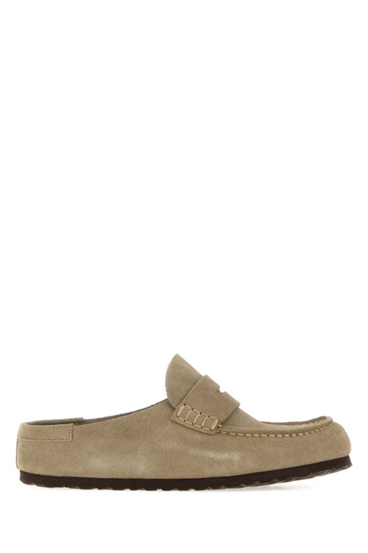 Танки «Неаполь» из замши цвета «голубиный серый», серые, BIRKENSTOCK (1029710)
