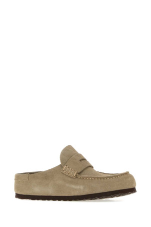 Dove grey suede Naples slippers Gray BIRKENSTOCK (1029710)