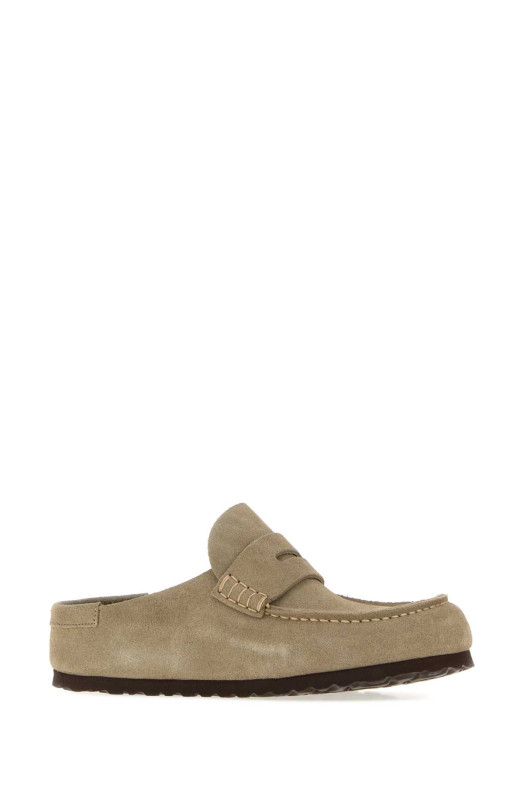 Танки «Неаполь» из замши цвета «голубиный серый», серые, BIRKENSTOCK (1029710)