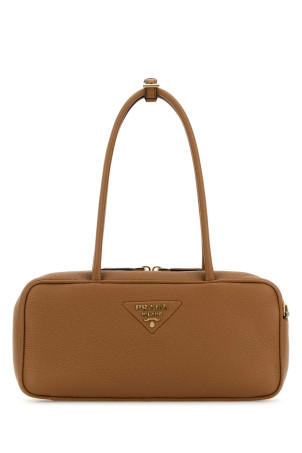 Caramel leather shoulder bag PRADA (1BB126VONO2DKV)