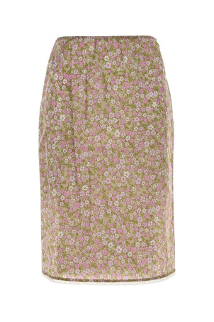 Printed nylon skirt PRADA (21H037SOOO19DI)