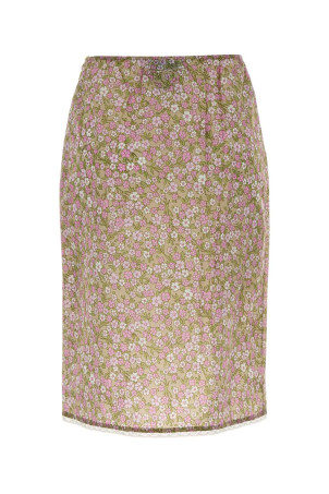 Printed nylon skirt PRADA (21H037SOOO19DI)