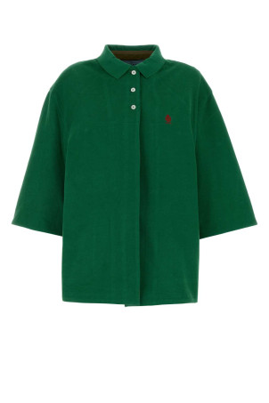 Grass green piquet jacket PRADA (29C372SOOO19QM)