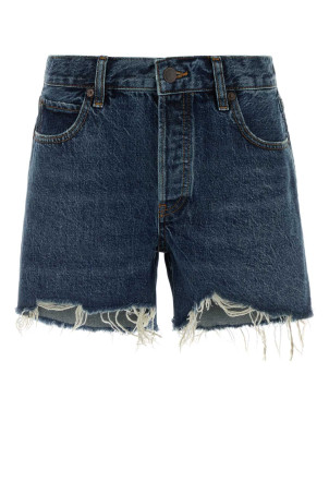 Blue denim The Long Hang shorts FRAME (4000LRF105)