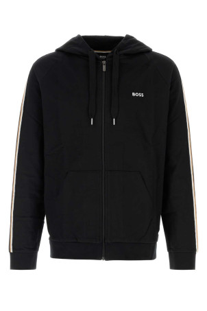 Black cotton sweatshirt BOSS (50571159)