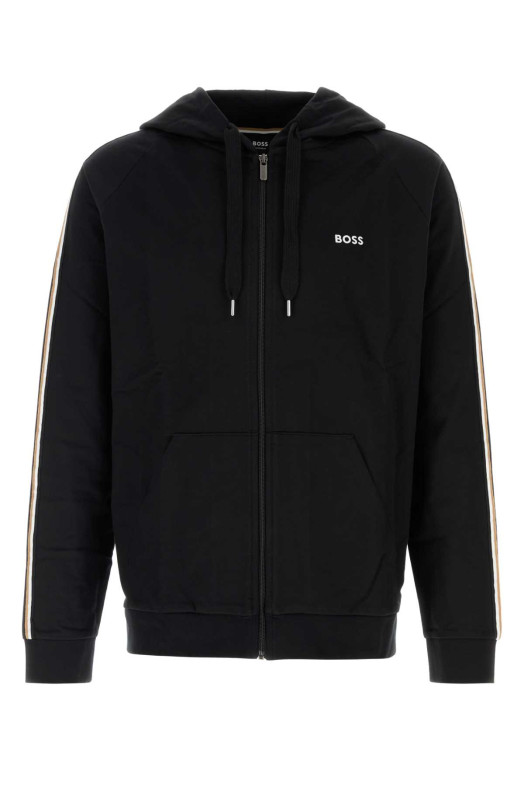Black cotton sweatshirt BOSS (50571159)