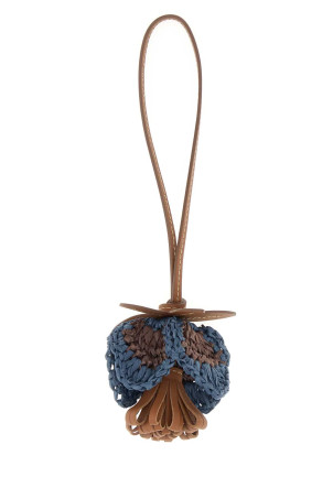 Multicolor leather and raffia charm MIU MIU (5TL4982IG8)