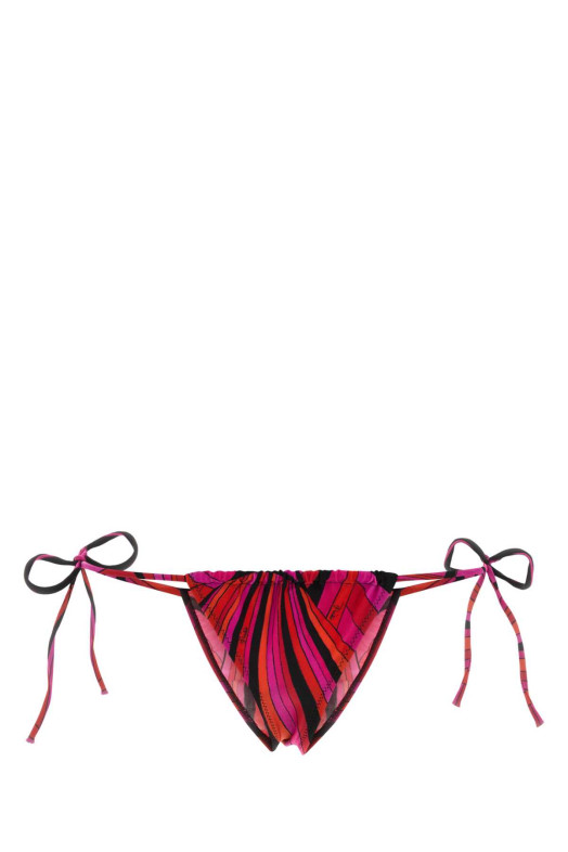 Printed stretch nylon bikini bottom EMILIO PUCCI (6HMX856H875)