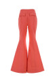 Брюки «Alchemy» из кораллового габардина от ZIMMERMANN (7430PS262)