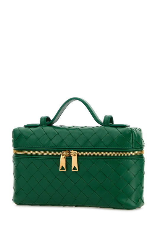 Зеленая кожаная мини-сумочка «Bang Bang» от BOTTEGA VENETA (789109V3IV1)