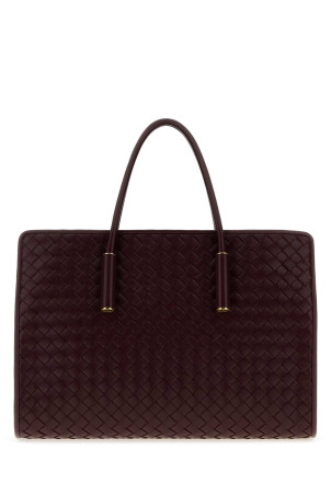 Aubergine leather small Barbara shopping bag BOTTEGA VENETA (875932V5KD0)