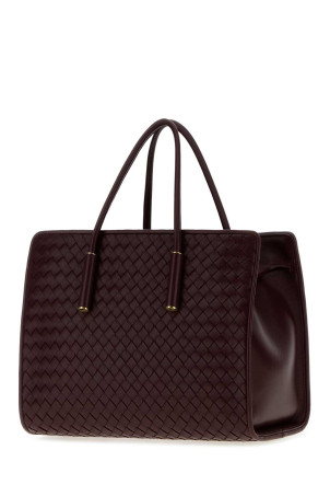 Aubergine leather small Barbara shopping bag BOTTEGA VENETA (875932V5KD0)