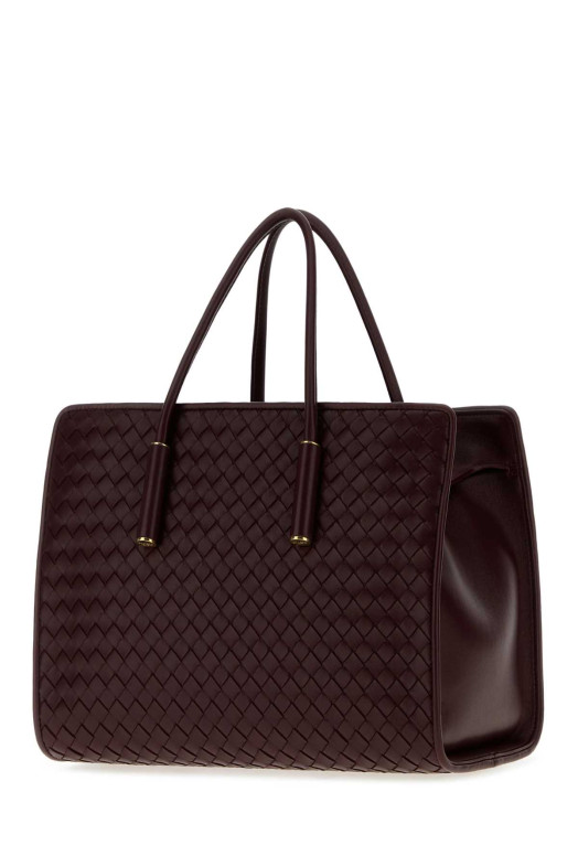 Aubergine leather small Barbara shopping bag BOTTEGA VENETA (875932V5KD0)