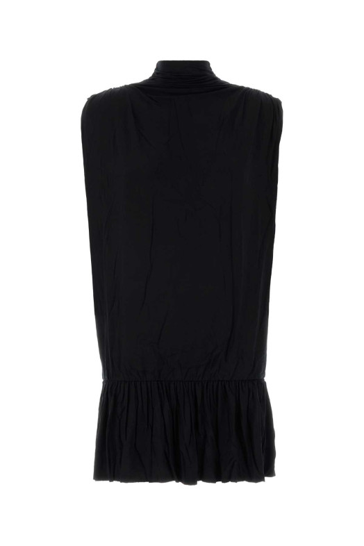 Black stretch viscose Bombi mini dress Black GIMAGUAS (BOMBIDRESS)