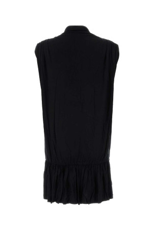 Black stretch viscose Bombi mini dress Black GIMAGUAS (BOMBIDRESS)