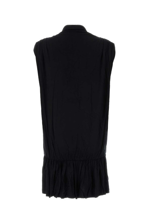 Black stretch viscose Bombi mini dress Black GIMAGUAS (BOMBIDRESS)