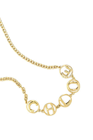 Gold metal ChloÃ© Script chocker CHLOE (CH26SJN13CB7)