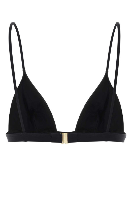 Black stretch nylon Allie bikini top BLAZE (COST03)