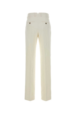 White viscose blend pant AMI (FTR811VI0052)