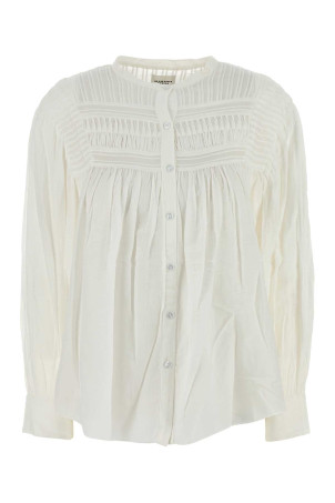 White cotton Plalia blouse ISABEL MARANT ETOILE (HT0002FCB3J04E)
