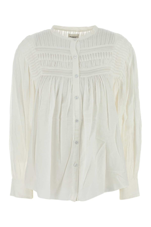 White cotton Plalia blouse ISABEL MARANT ETOILE (HT0002FCB3J04E)