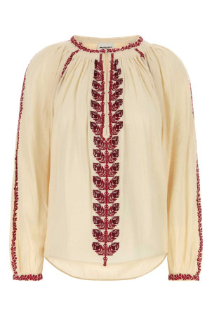 Ivory cotton Lena blouse ISABEL MARANT ETOILE (HT0841FAD1J16E)