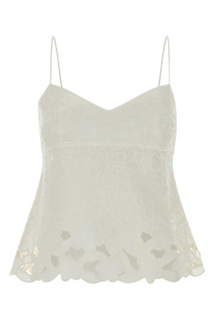 White ramie Romeka top ISABEL MARANT (HT0953FAD3J12I)