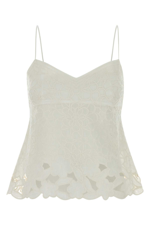 White ramie Romeka top ISABEL MARANT (HT0953FAD3J12I)