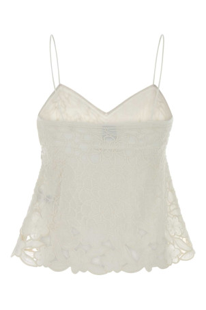 White ramie Romeka top ISABEL MARANT (HT0953FAD3J12I)